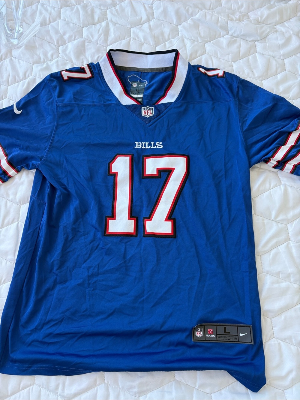 Nike Royal Blue Buffalo Bills #17 Men’s Football Jersey